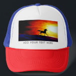 Abstrakt Art Running Ross White Blue Moderne Truckerkappe<br><div class="desc">Abstrakte Art Running Ross White Blue Elegant Moderne Template Trucker Hut.</div>
