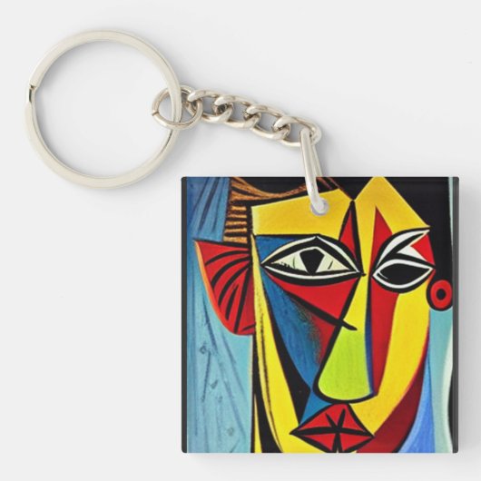 Abstrakt Art Schlüsselanhänger (Vorderseite)