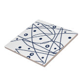 Abstrakt Art Schwarz-weiß Lines Circles Minimalism Fliese (Seite)