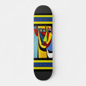 Abstrakt Art Skateboard (Vorne)