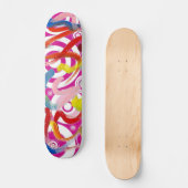 Abstrakt Art Skateboard (Vorderseite)
