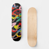 Abstrakt Art Skateboard (Vorderseite)
