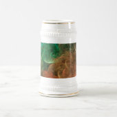 Abstrakt Art Space Bird Bierglas (Mittel)