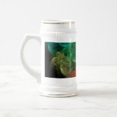 Abstrakt Art Space Bird Bierglas (Links)