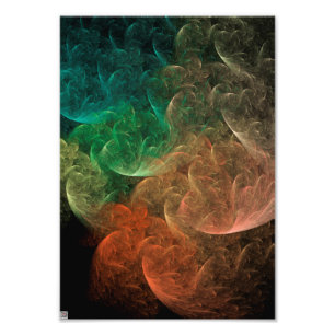 Abstrakt Art Space Bird Fotodruck