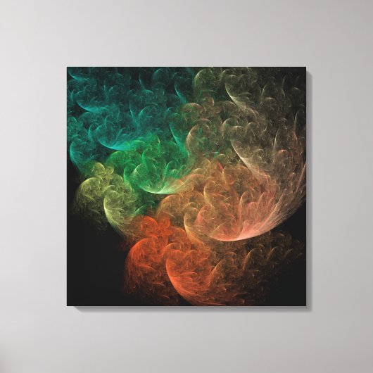 Abstrakt Art Space Bird Leinwanddruck (Vorderseite)