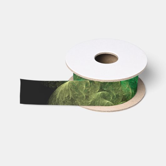 Abstrakt Art Space Bird Satinband (Spule)
