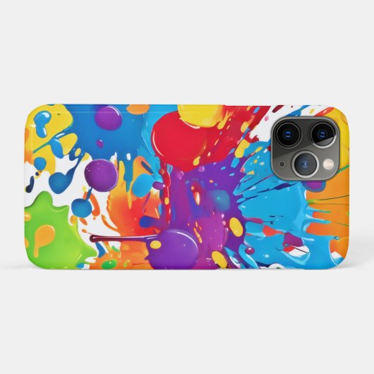 Abstrakt Art Splash Case-Mate iPhone Hülle (Rückseite (Horizontal))