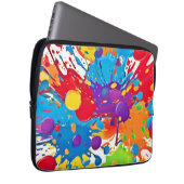 Abstrakt Art Splash Laptopschutzhülle (Vorne Rechts)