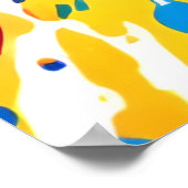 Abstrakt Art Splash Poster (Ecke)