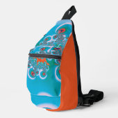Abstrakt Art Spring Garden Crossbody Bag (Rechte Ecke)
