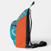 Abstrakt Art Spring Garden Crossbody Bag (Rechts)