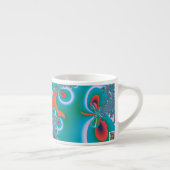 Abstrakt Art Spring Garden Espressotasse (Rechts)
