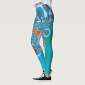 Abstrakt Art Spring Garden Leggings (Links)