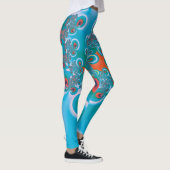 Abstrakt Art Spring Garden Leggings (Rechts)