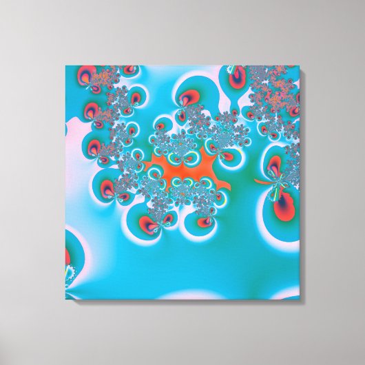 Abstrakt Art Spring Garden Leinwanddruck (Vorderseite)
