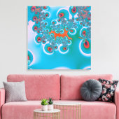 Abstrakt Art Spring Garden Leinwanddruck (Insitu (Wohnzimmer))