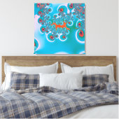 Abstrakt Art Spring Garden Leinwanddruck (Insitu (Schlafzimmer))