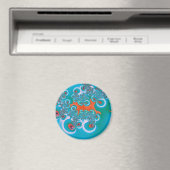 Abstrakt Art Spring Garden Magnet (In Situ (Geschirrspüler))