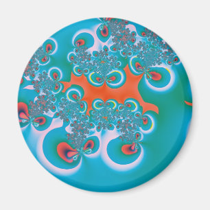 Abstrakt Art Spring Garden Magnet