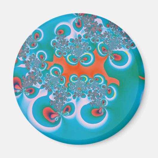 Abstrakt Art Spring Garden Magnet (Vorne)