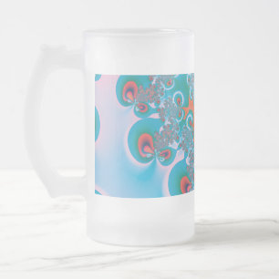Abstrakt Art Spring Garden Mattglas Bierglas