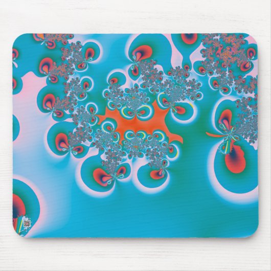 Abstrakt Art Spring Garden Mousepad (Vorne)