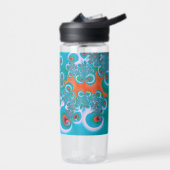 Abstrakt Art Spring Garden Trinkflasche (Links)