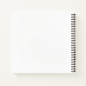 Abstrakt Art Square Journal Notizblock (Rückseite)