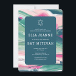 Abstrakt Art Star von David Custom Bar Bat Mitzvah Einladung<br><div class="desc">Perfekte Karte, um eine Fledermausmitzvah, Bar mitzvah oder andere jüdische Feier anzukündigen! Handgemachte abstrakte Kunst für Sie auf der Vorder- und Rückseite! Vollständig anpassbar! Klicken Sie auf "Personalisieren" oben, um den Text zu bearbeiten. Klicken Sie auf "Bearbeiten mit dem Design-Tool", um die Schriftart, Farben und Platzierungen anzupassen und das Design...</div>