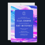 Abstrakt Art Star von David Custom Bar Bat Mitzvah Einladung<br><div class="desc">Perfekte Karte, um eine Fledermausmitzvah, Bar mitzvah oder andere jüdische Feier anzukündigen! Handgemachte abstrakte Kunst für Sie auf der Vorder- und Rückseite! Vollständig anpassbar! Klicken Sie auf "Personalisieren" oben, um den Text zu bearbeiten. Klicken Sie auf "Bearbeiten mit dem Design-Tool", um die Schriftart, Farben und Platzierungen anzupassen und das Design...</div>
