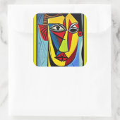 Abstrakt Art Sticker (Tasche)