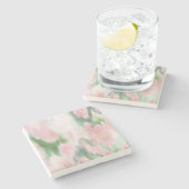 Abstrakt Art Stone Untersetzer (Seitenansicht)