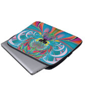 Abstrakt Art Summer Butterfly Laptopschutzhülle (Vorne Knopf)