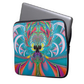 Abstrakt Art Summer Butterfly Laptopschutzhülle (Vorderseite Links)