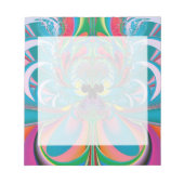 Abstrakt Art Summer Butterfly Notizblock (Vorderseite)