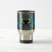 Abstrakt Art Summer Butterfly Reisebecher (Mittel)