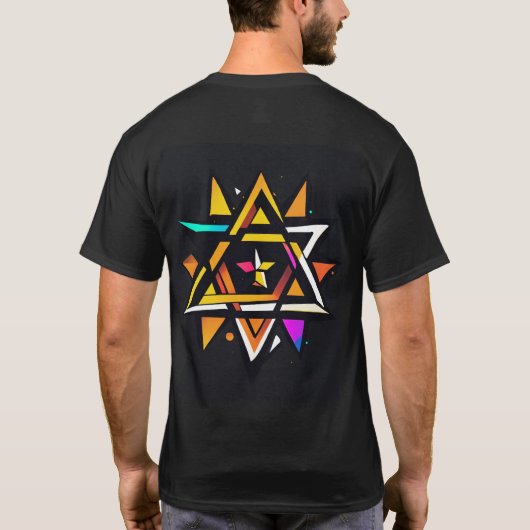 Abstrakt Art T - Shirt (Rückseite)