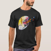 Abstrakt Art T - Shirt mit Kandinsky-Malerei (Vorderseite)
