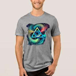 Abstrakt Art T - Shirt - Neon Pulse