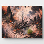 Abstrakt Art Tabletop Plaque Fotoplatte (Vorderseite)