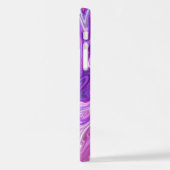 Abstrakt-art-texturförmige Muster iPhone Hülle (Linke Seite)