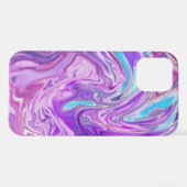 Abstrakt-art-texturförmige Muster iPhone Hülle (Rückseite (Horizontal))