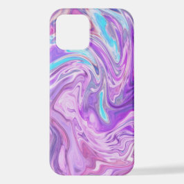 Abstrakt-art-texturförmige Muster iPhone 12 Hülle