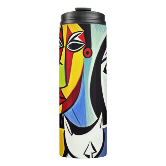 Abstrakt Art Thermal Tumbler Thermosbecher (Vorderseite)