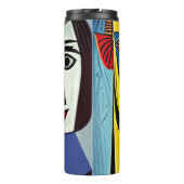 Abstrakt Art Thermal Tumbler Thermosbecher (Rückseite)