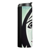 Abstrakt Art Thermal Tumbler Thermosbecher (Nach links gedreht)