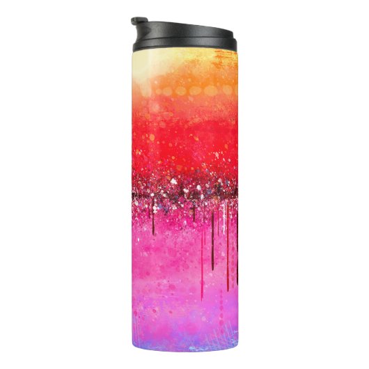 Abstrakt Art Thermal Tumbler Thermosbecher (Nach rechts gedreht)