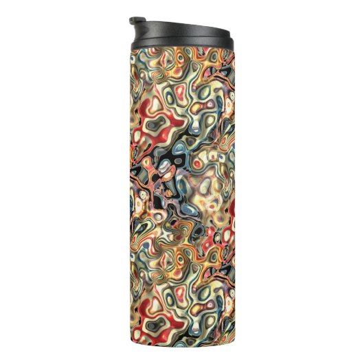 Abstrakt Art Thermal Tumbler Thermosbecher (Nach rechts gedreht)