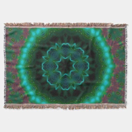 Abstrakt Art Throw Blanket Decke (Vorderseite)